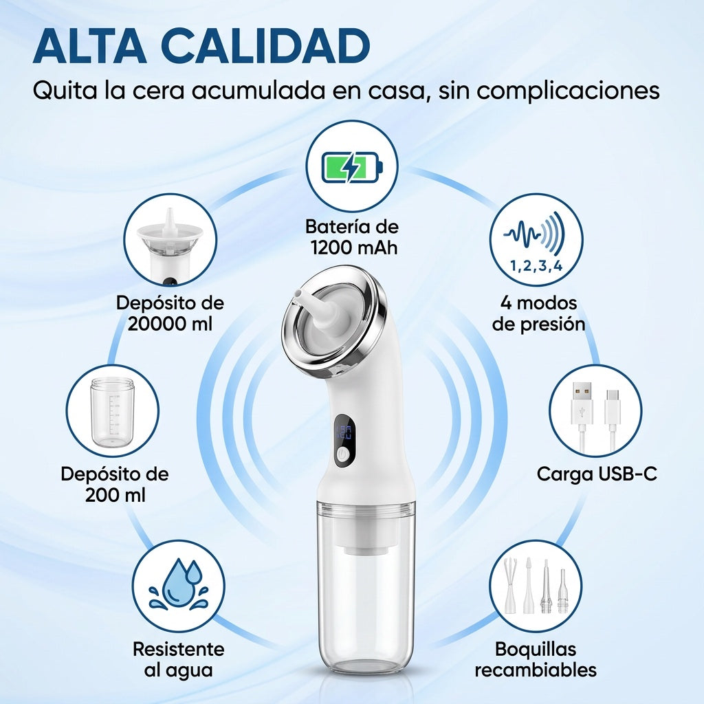 Limpiador de Oídos por Agua
